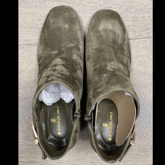 Bandolino Booties - Suede bootie with block heel NWB - Picture 10 of 13